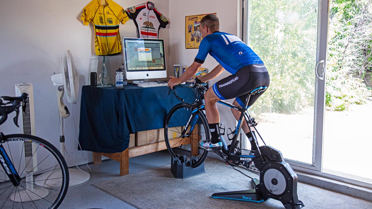 Athlete Cycling Indoors Athlete Cycling Indoors
