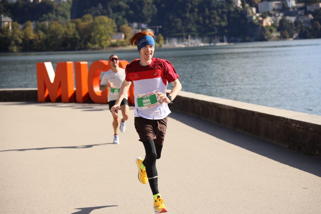 Daniel Hulme running StraLugano 2024